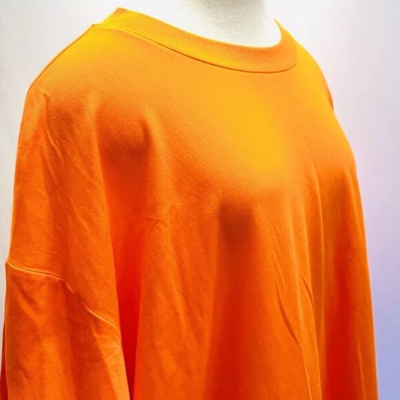 NWT TEK GEAR Women Short Sleeve Crew Neck On the Go Gear Orange Shirt Plus Sz 3X - Picture 4 of 12